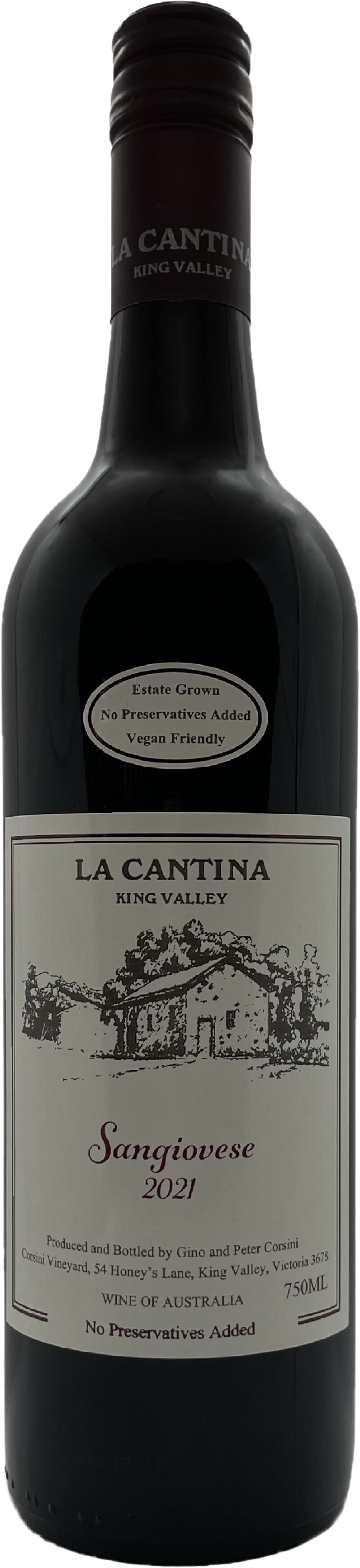 La Cantina King Valley Sangiovese 2021 King Valley